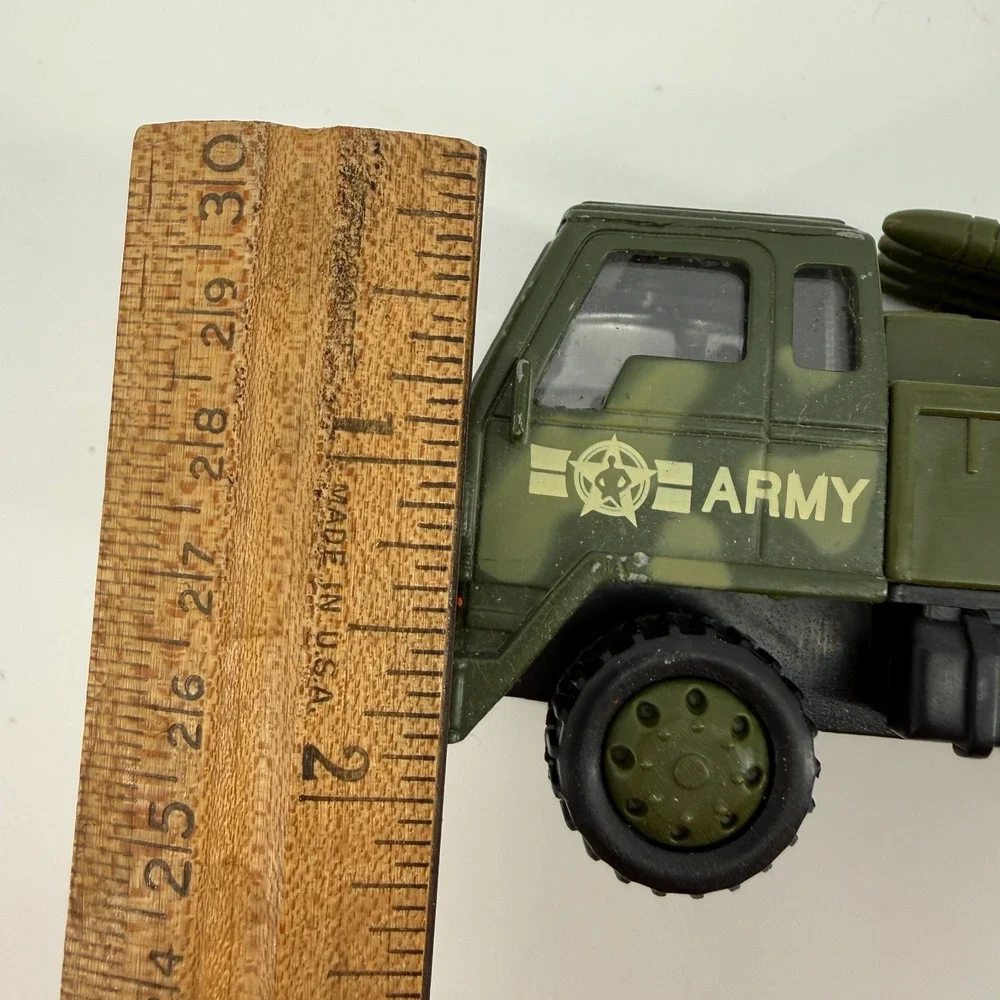 Soma Army Missile Truck Kids‎ 5in Green Camo Military Toy Vehicle